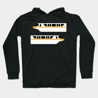 Minimal Monorail Orange Hoodie